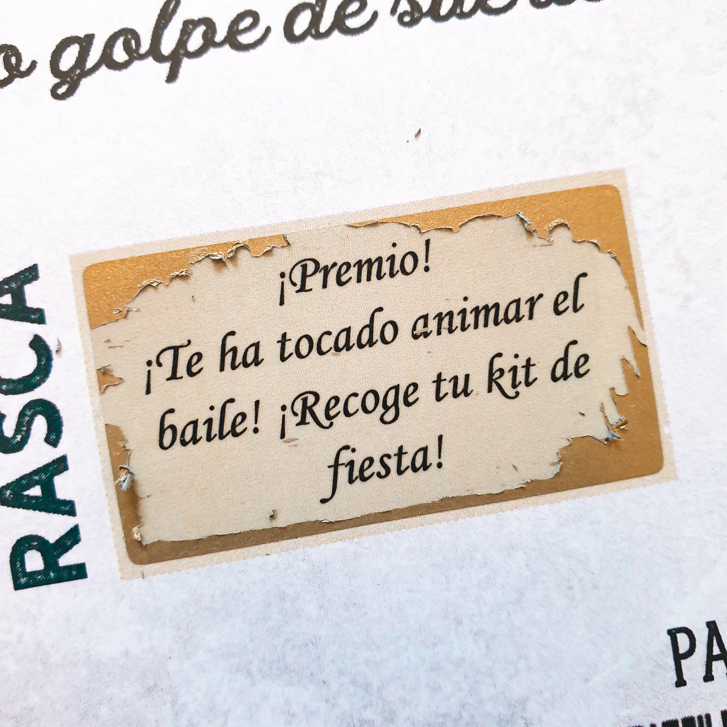 Tarjetas rasca y gana para bodas