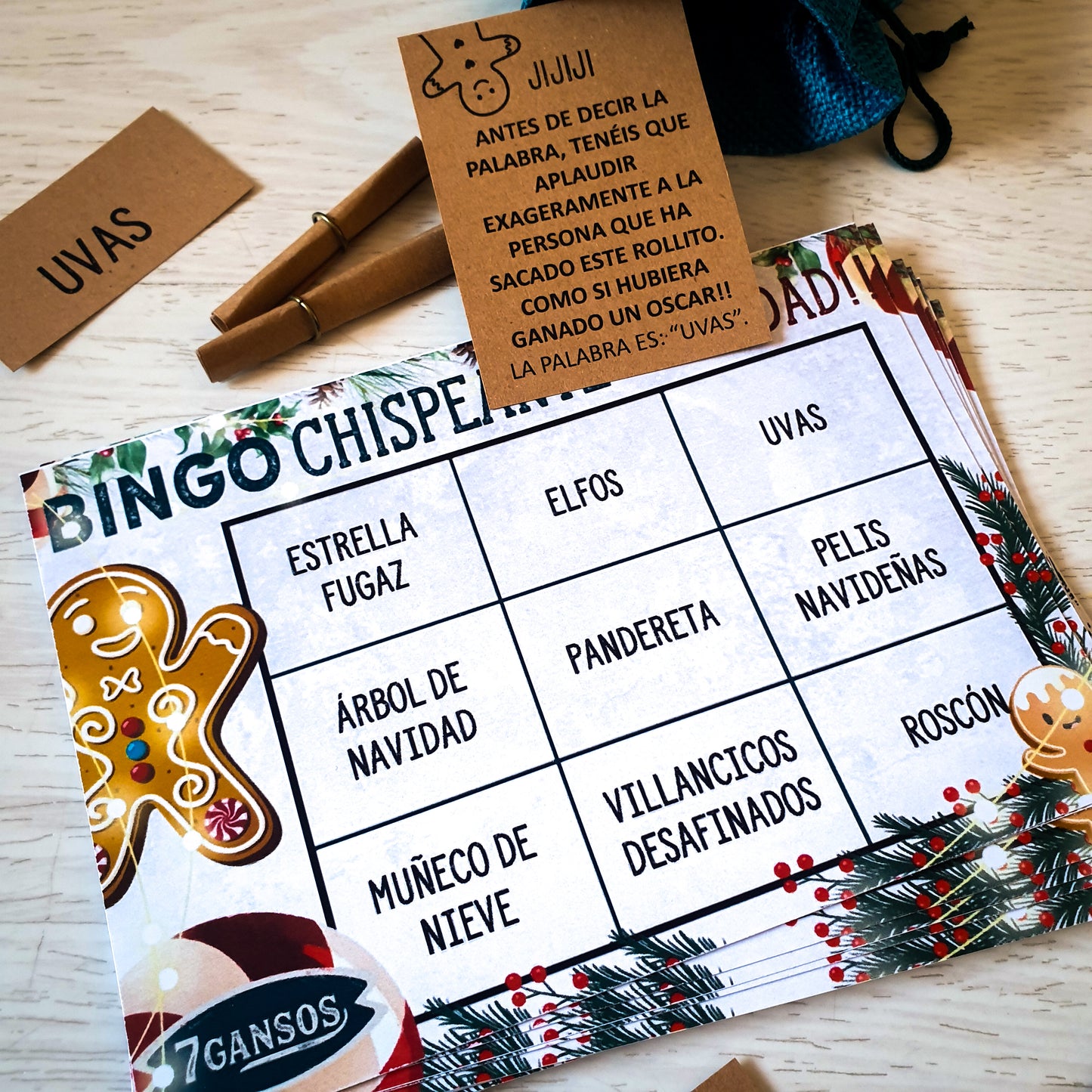 BINGO CHISPEANTE DE NAVIDAD